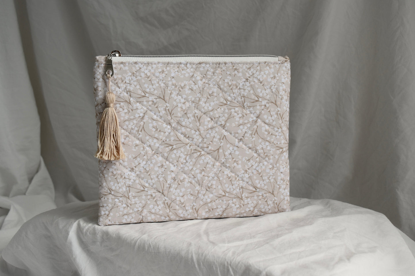 Quilted Zippered Pouch