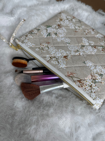Quilted Zippered Pouch